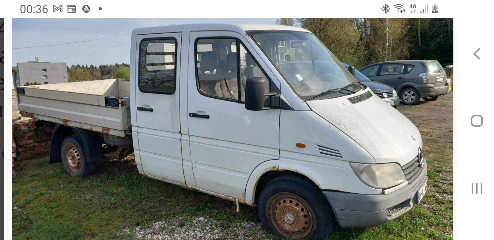 Mercedes-Benz Sprinter 2000 г Пикап