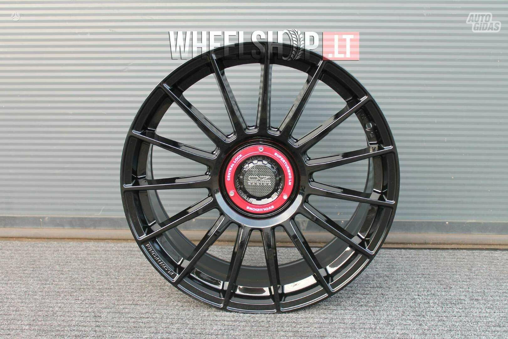 OZ Racing Evoluzione Style Gloss Black light alloy R18 rims