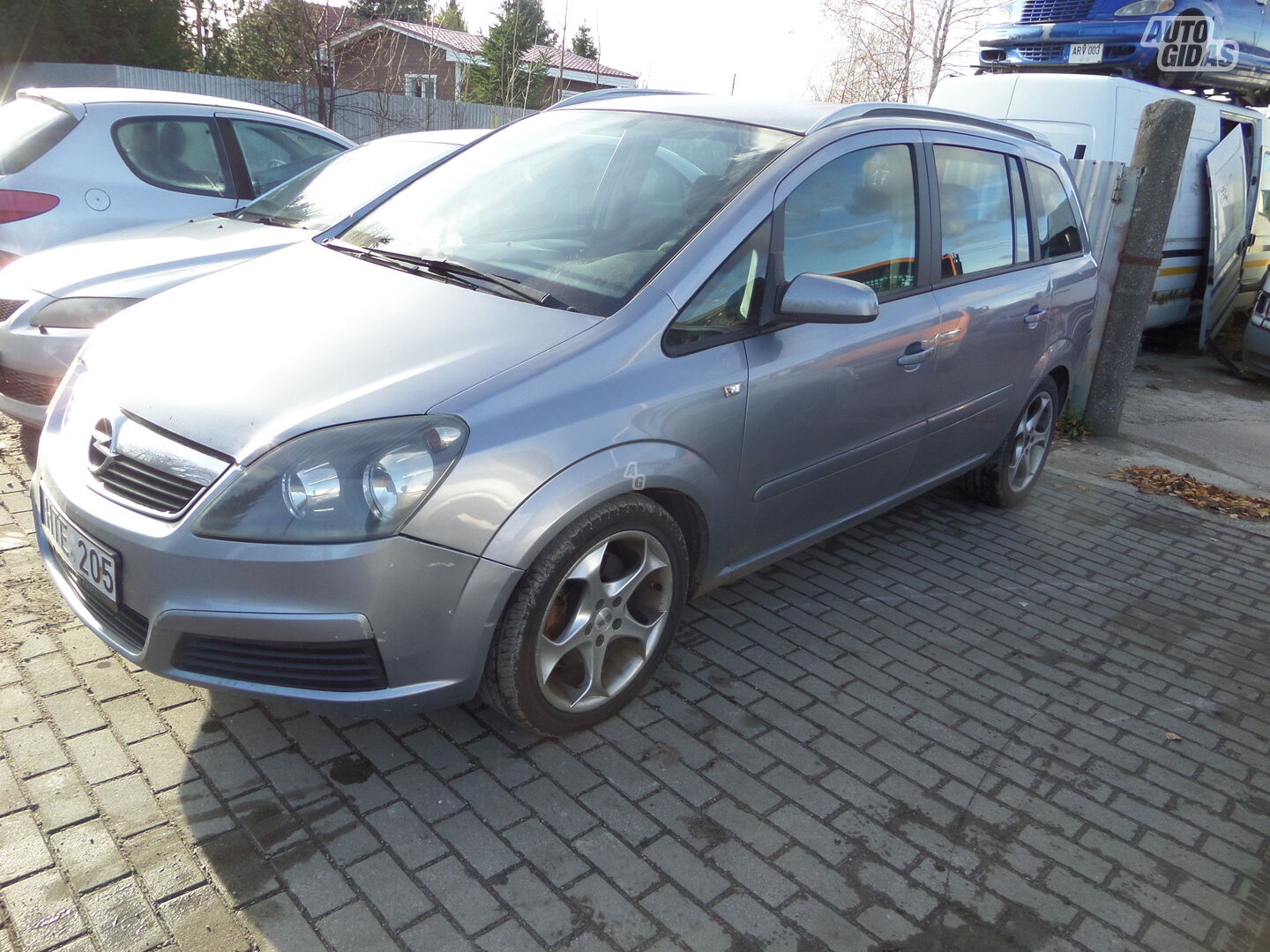 Opel Zafira  6 begiu 1.9 cdi 2007 m dalys