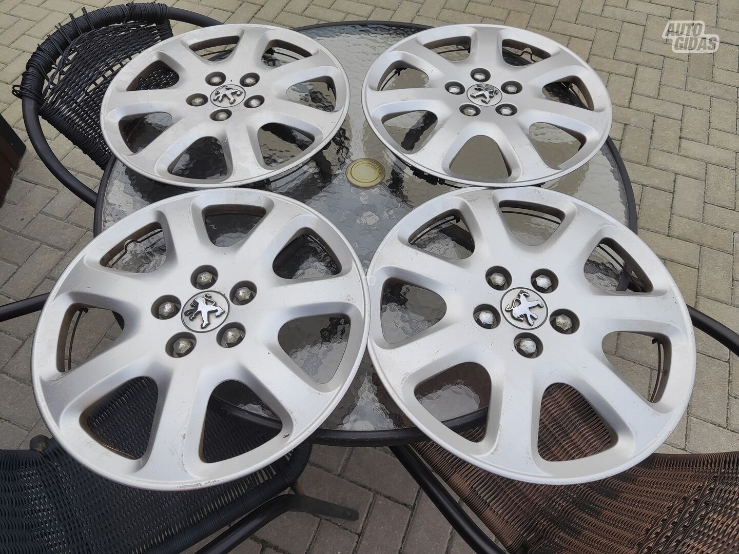 Peugeot 308 wheel caps R16