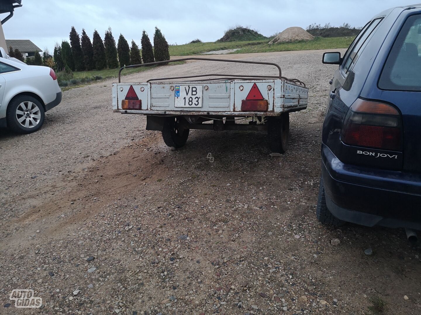 Bazaltas 8142 1991 y Car trailer