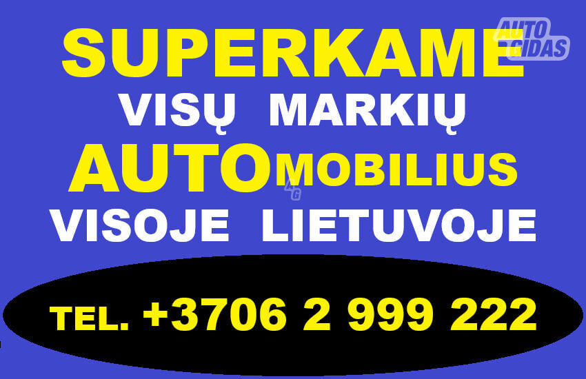 Auto supirkimas visoje lietuvoje i +3706 2 999 222