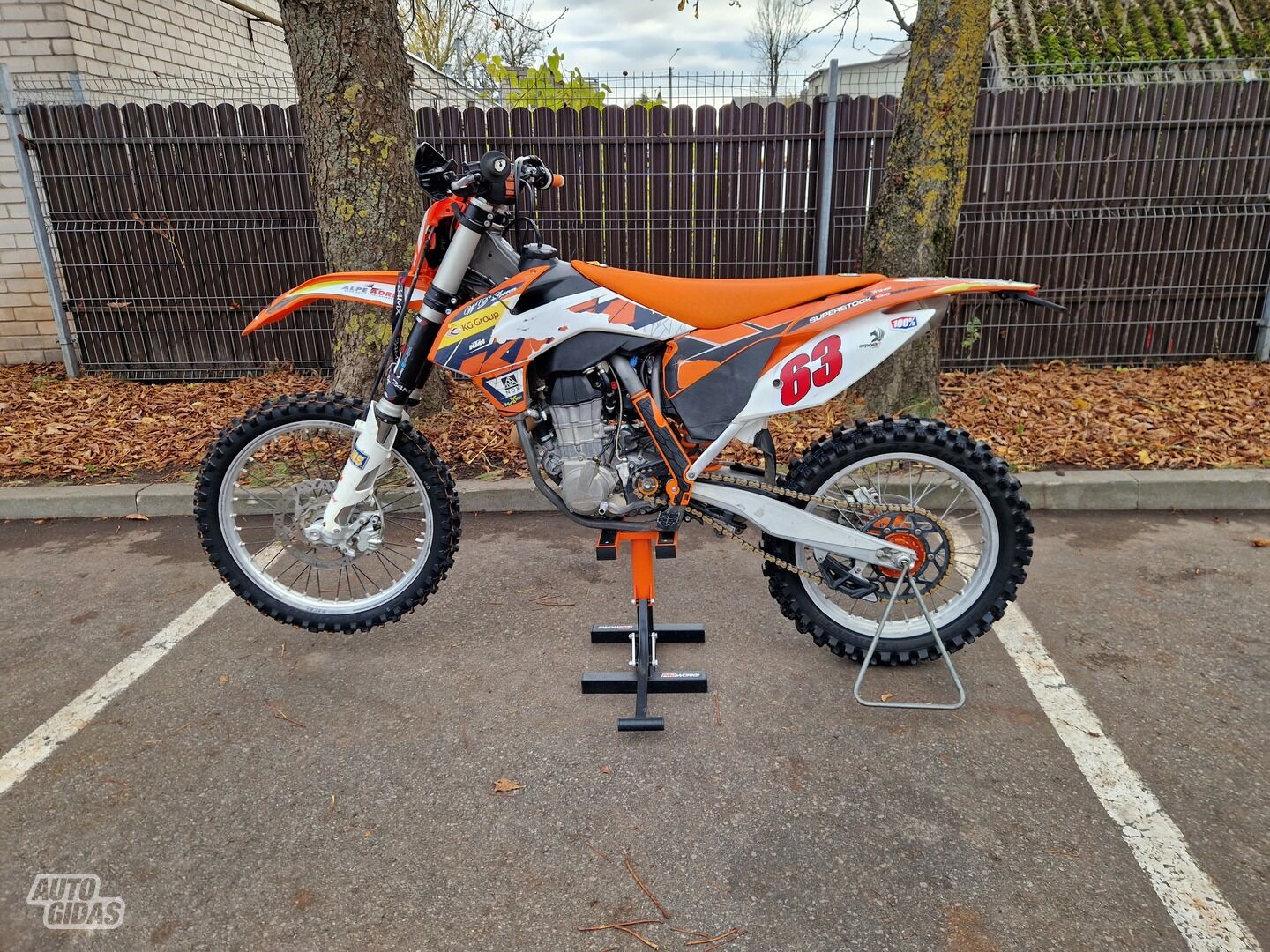 KTM SX-F 2013 y Motocross / Supermoto motorcycle