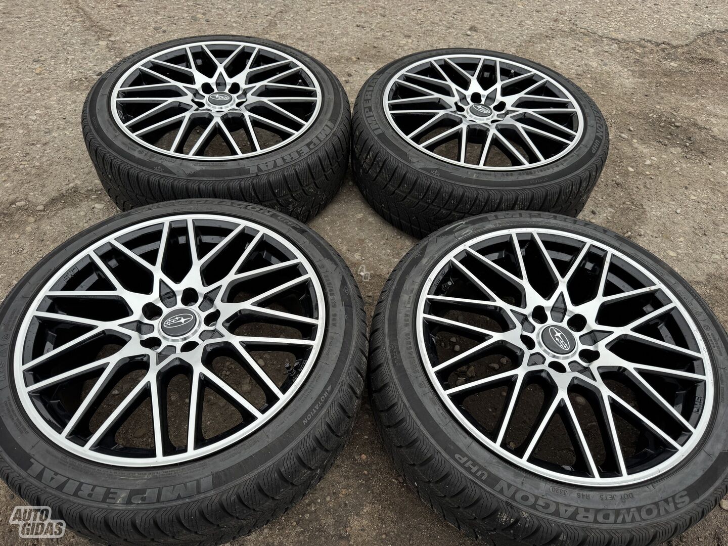 Subaru Siunciam, 8J ET45 light alloy R19 rims