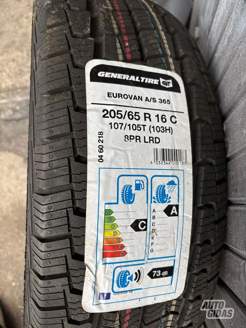 General Tire  EUROVAN  R16C universalios padangos lengviesiems