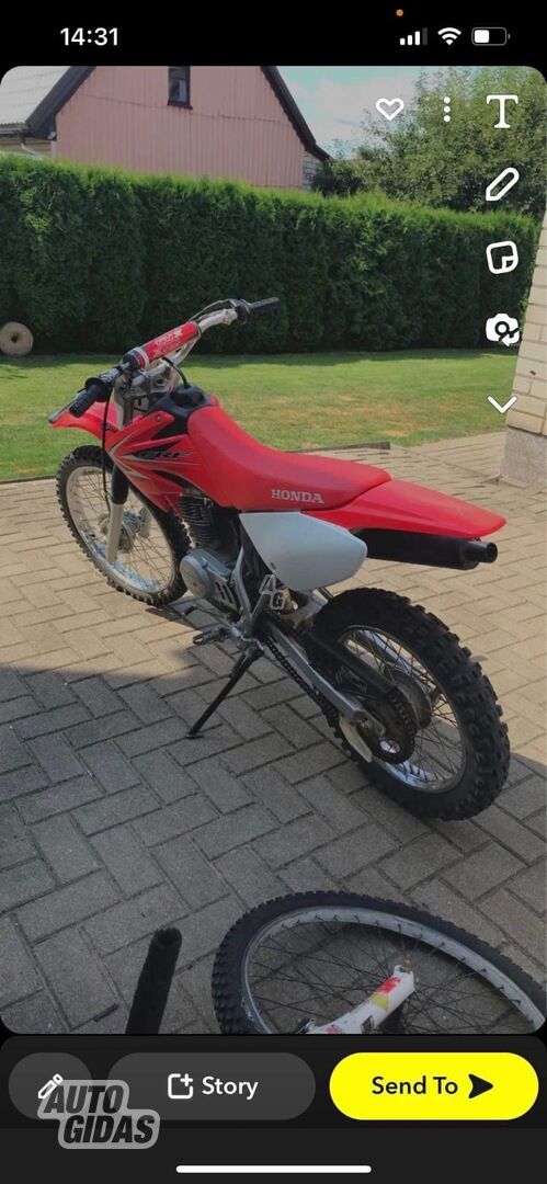 Honda CRF110F 2009 m Krosinis / Supermoto motociklas