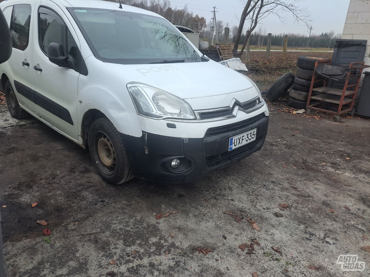 Citroen Berlingo HDI 2013 m dalys