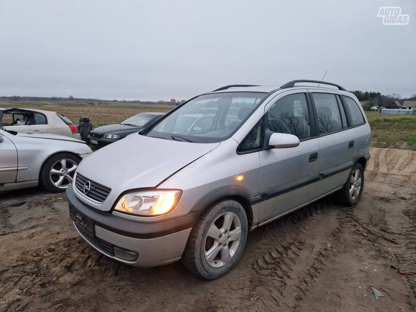 Opel Zafira 2001 m dalys