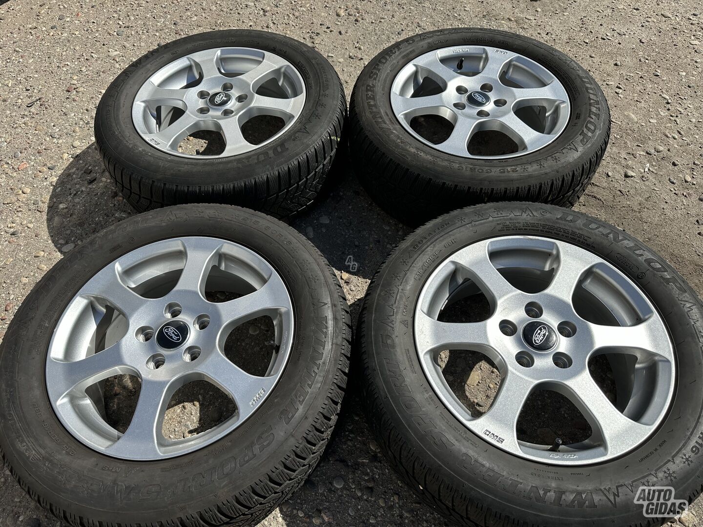 Citroen Siunciam, 6.5J ET50 light alloy R16 rims