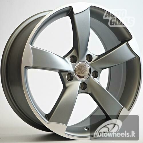 Autowheels Oman Audi VW Grey Matt lengvojo lydinio R17 ratlankiai