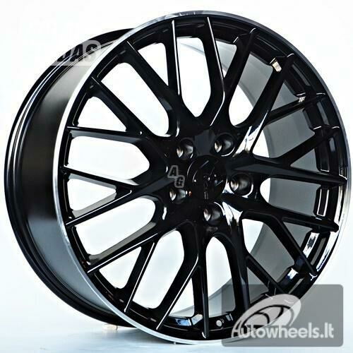 Autowheels Porsche Turismo style black light alloy R21 rims