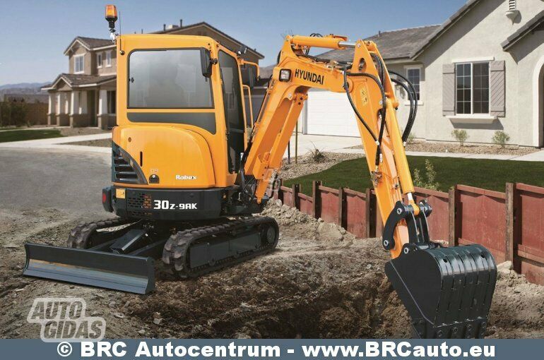 Hyundai R30Z-9AK 2019 m Mini ekskavatorius