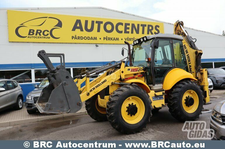 New Holland B115 2013 m Ekskavatorinis krautuvas