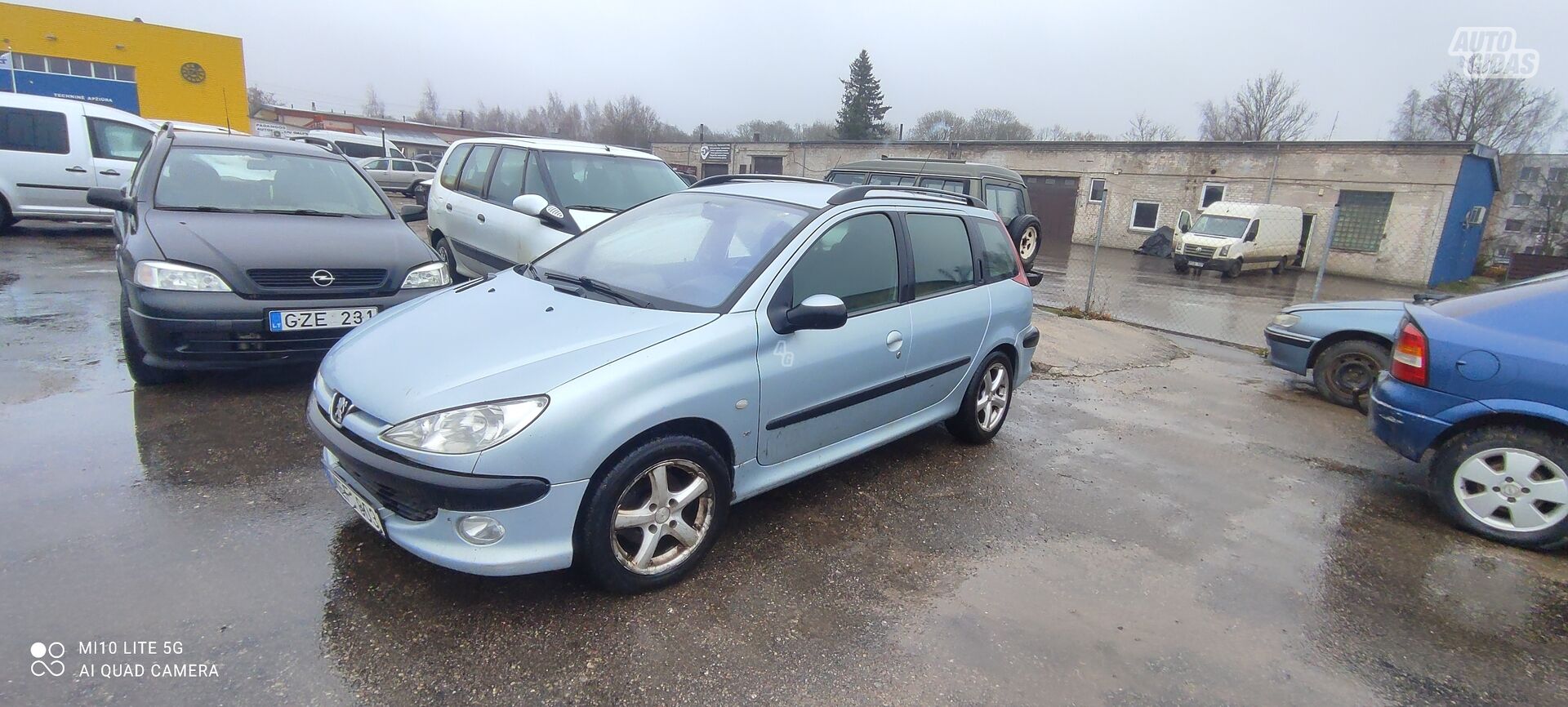 Peugeot 206 2003 m dalys