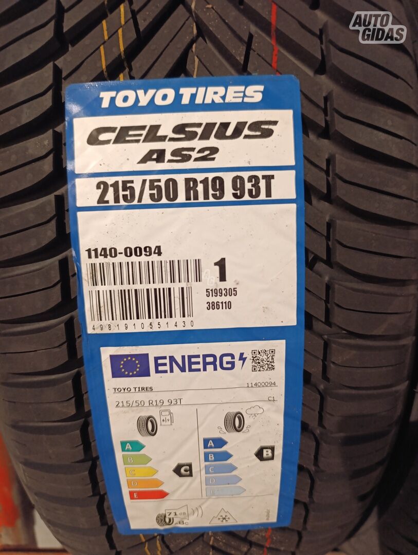 Toyo Celsius AS2  R19 universal tyres passanger car