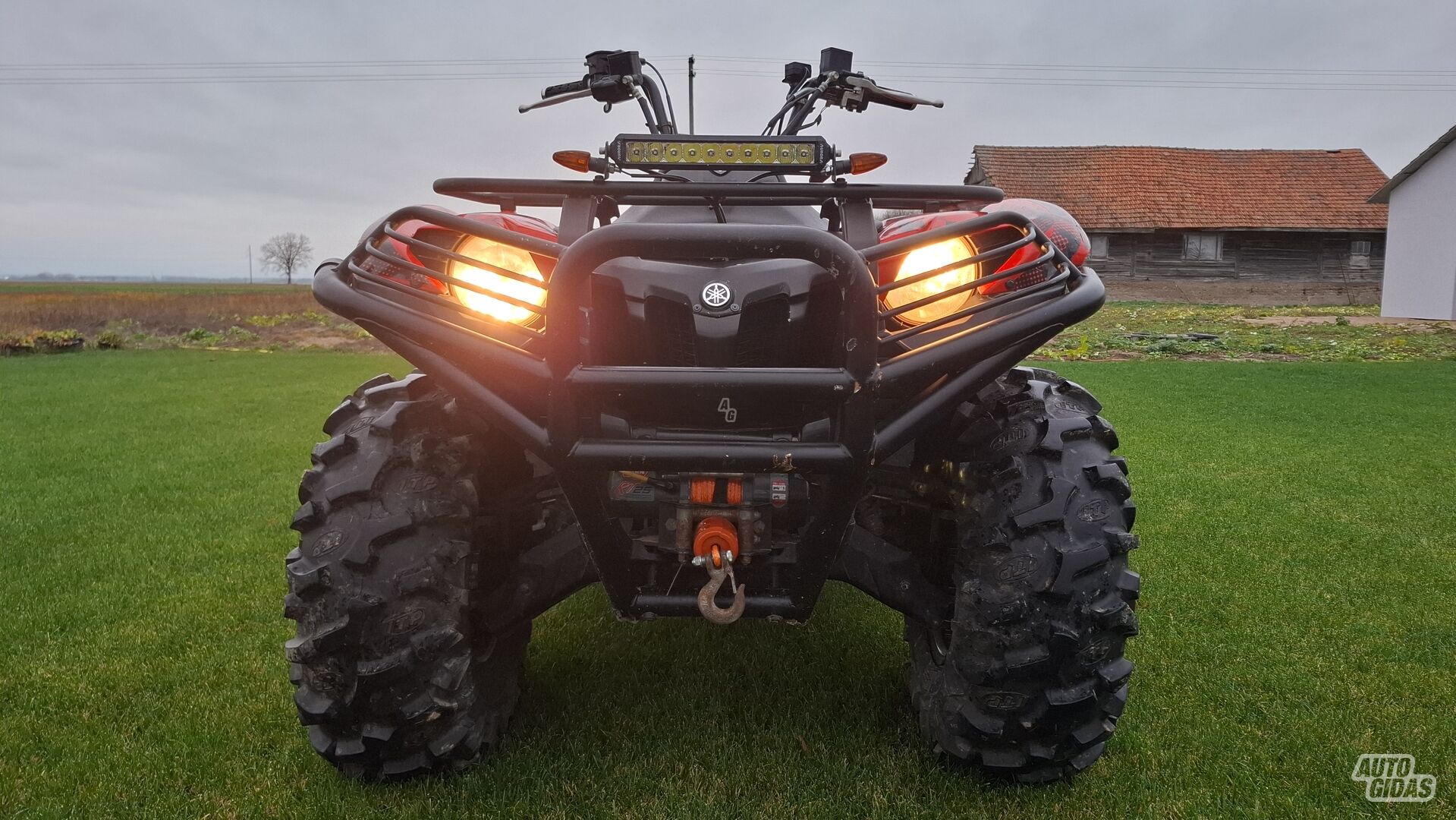 Yamaha Grizzly 2007 г Четырех мотоцикл