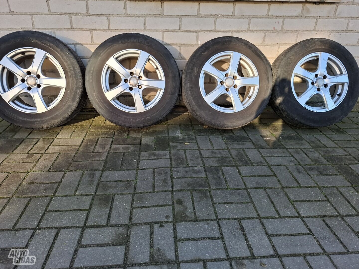 Light alloy R16 rims