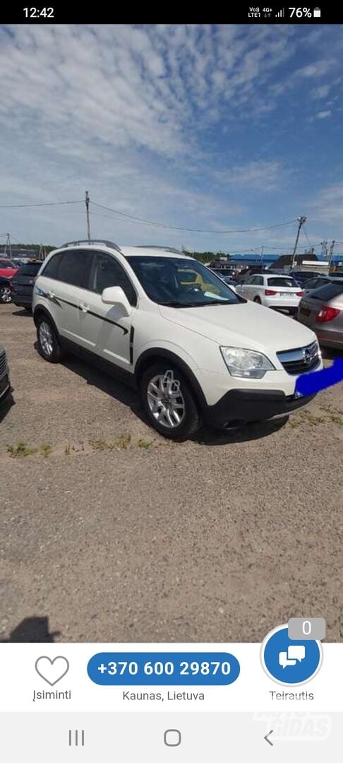 Opel Antara 2010 m Visureigis / Krosoveris