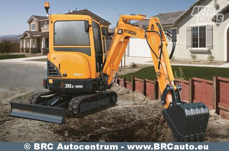 Hyundai R30Z-9AK 2019 m Mini ekskavatorius