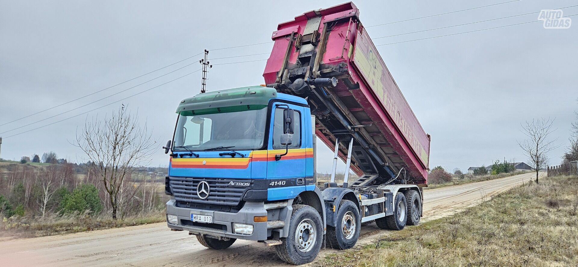 Mercedes-Benz Actros 4140 2002 m Savivartis