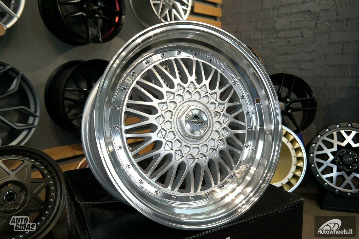 Forzza Forzza Malm JDM VW BMW Silver light alloy R15 rims