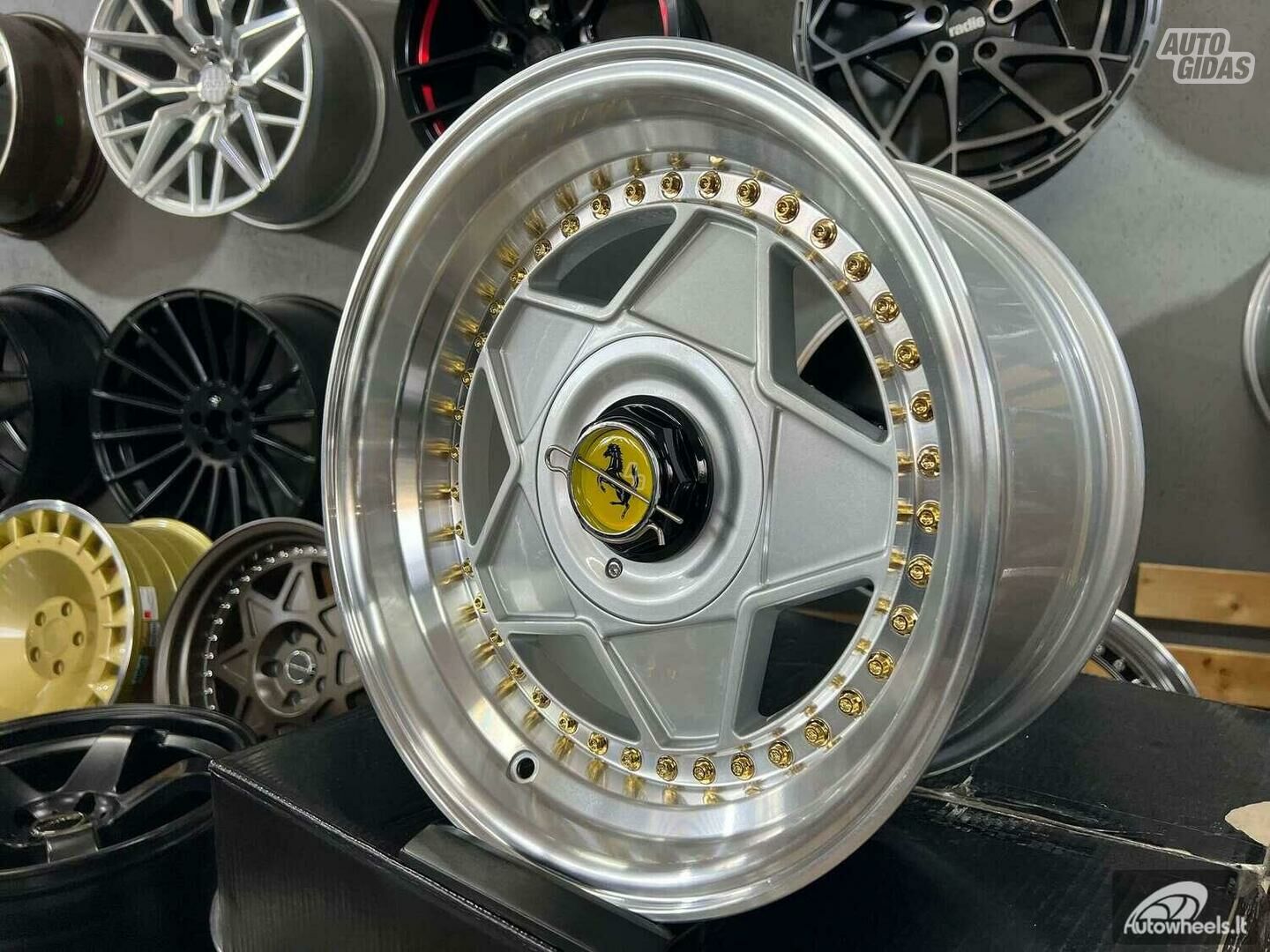 Autowheels Ferrari Billet VW Audi Silver light alloy R15 rims