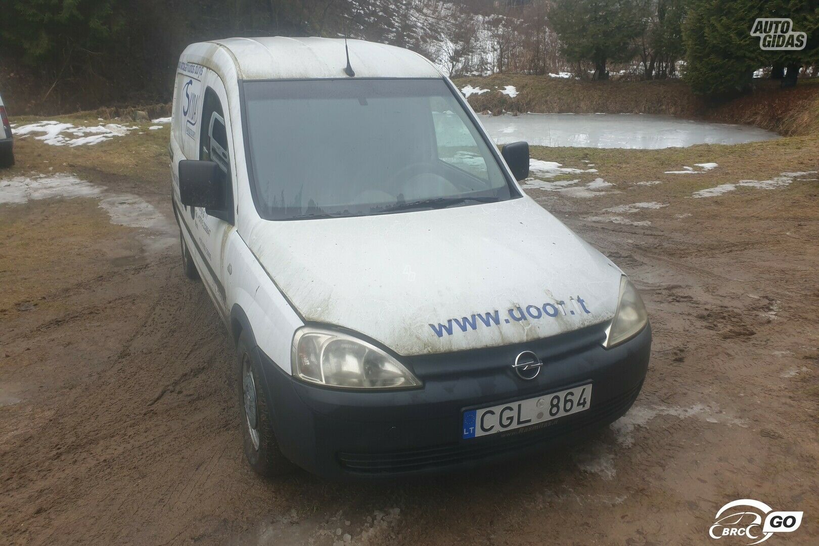 Opel Combo 2007 m Komercinis auto(su būda)