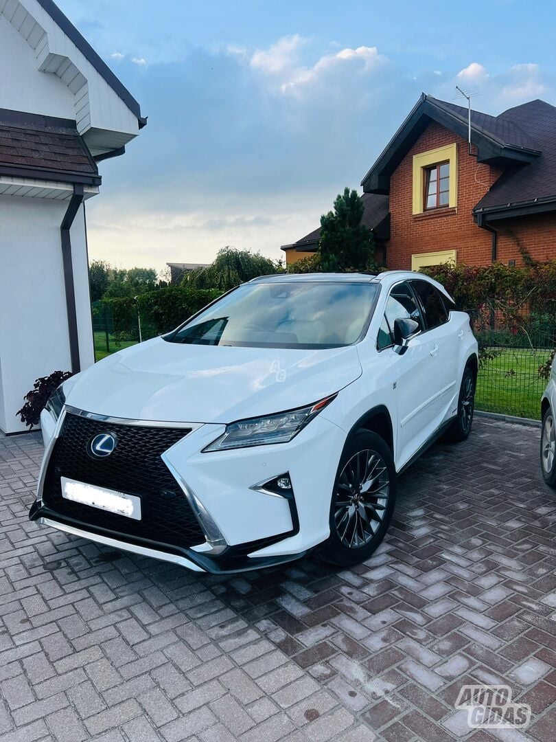 Lexus RX 450h 2016 m Visureigis / Krosoveris