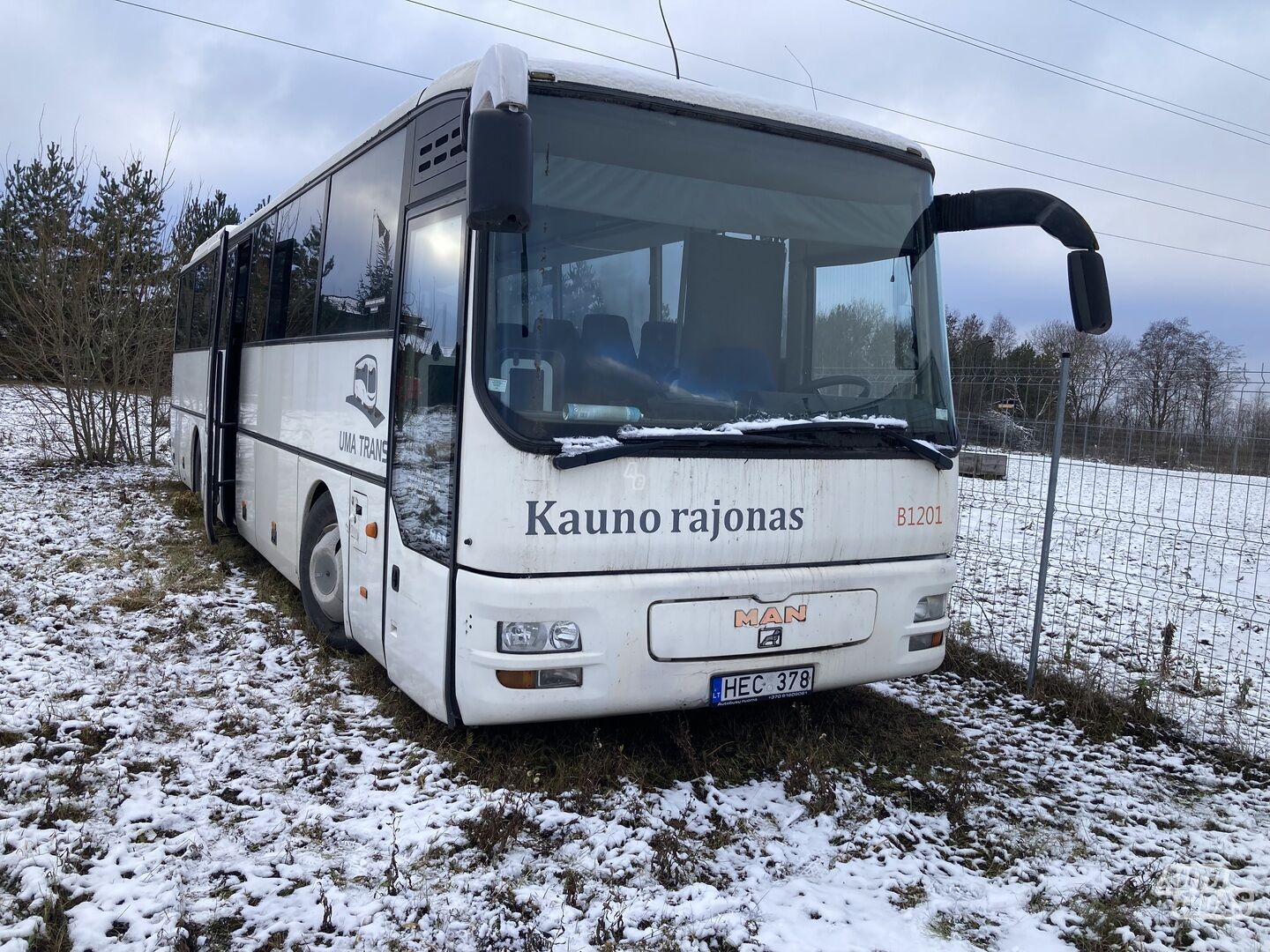 MAN 2001 m Tarpmiestinis, priemiestinis autobusas