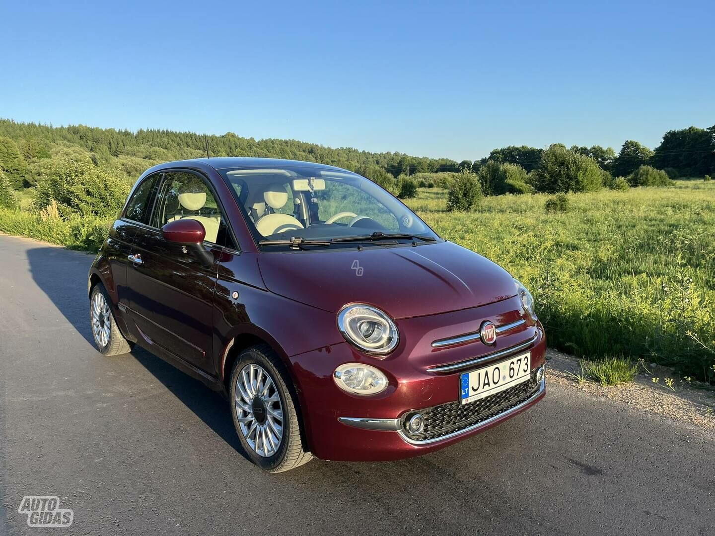 Fiat 500 2015 m Hečbekas