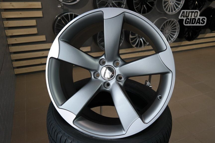 Autowheels Oman Audi VW Skoda Grey Matt lengvojo lydinio R17 ratlankiai