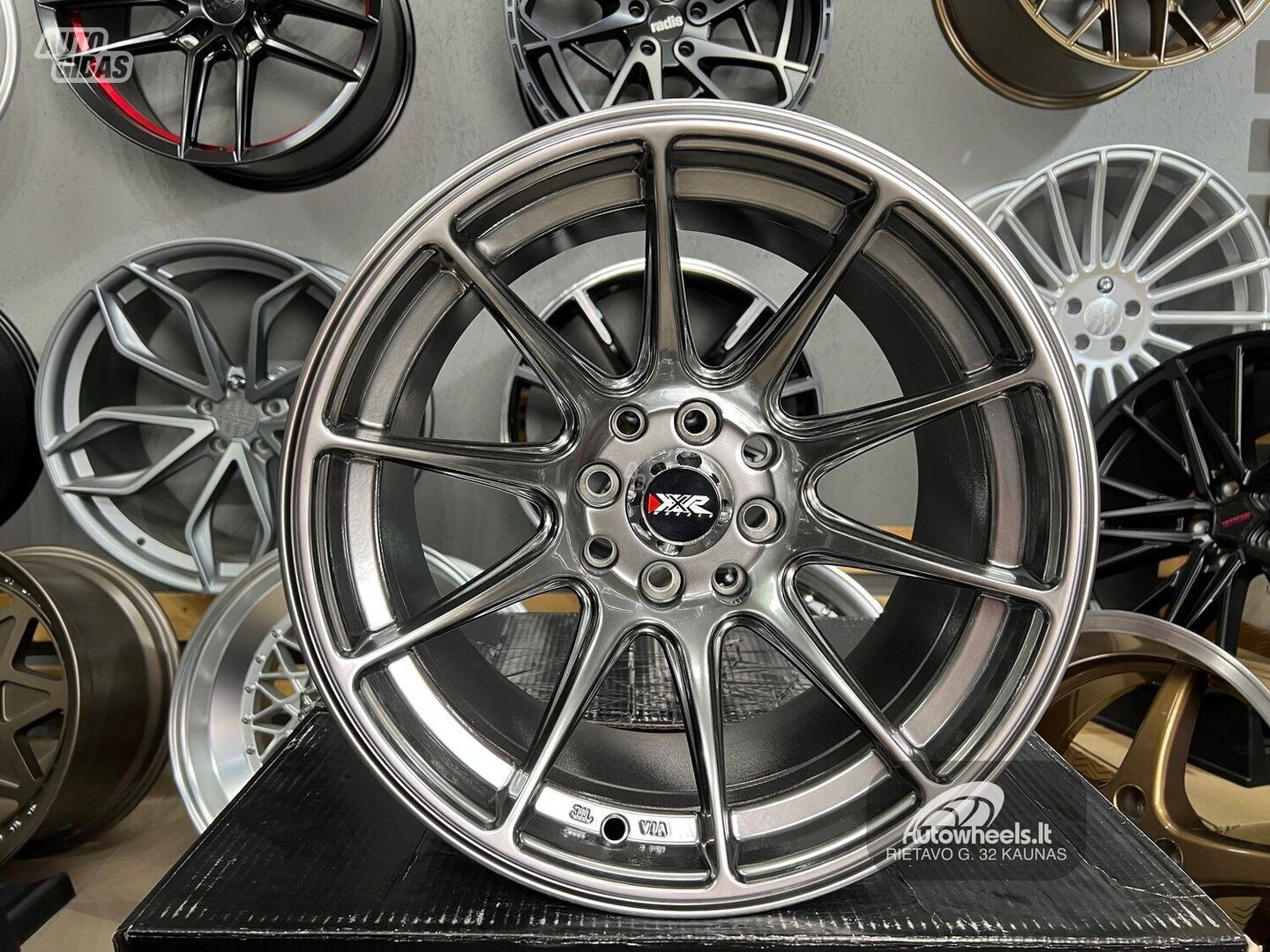 Autowheels JDM Mulsti spoke Audi VW Hyper lengvojo lydinio R15 ratlankiai