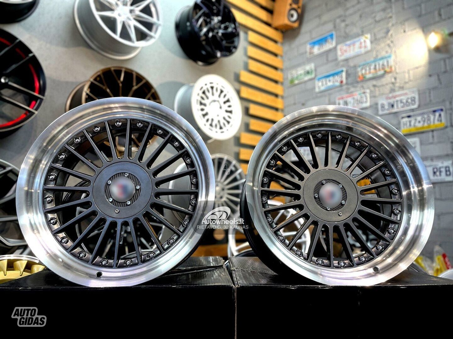 Autowheels Alpina style with lip 8.5J-10J lengvojo lydinio R18 ratlankiai