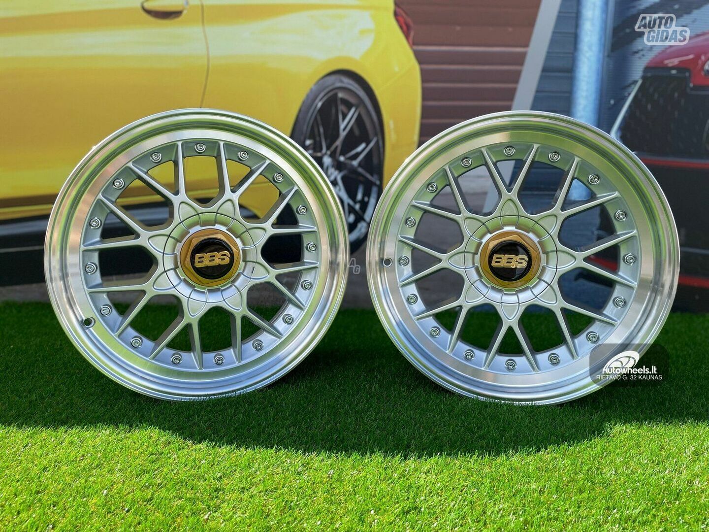 Autowheels BBS RS2 Style BMW JDM Silver light alloy R17 rims