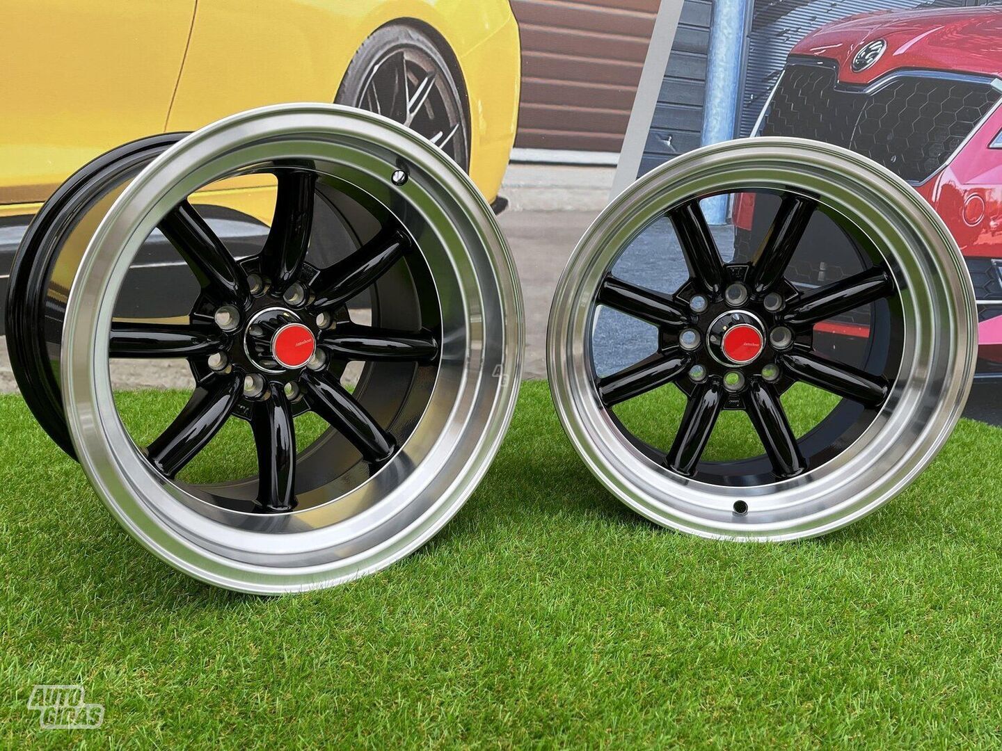 Autowheels Watanabe Rota style Black light alloy R15 rims