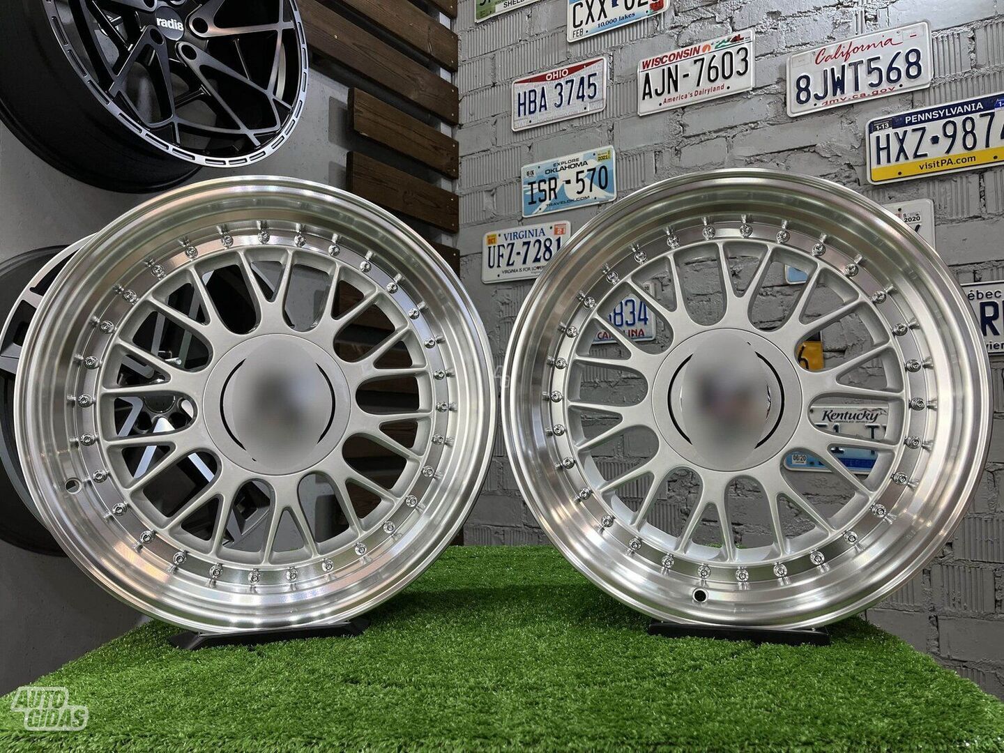 Autowheels BBS LM style BMW VW MB Silver литые R17 диски