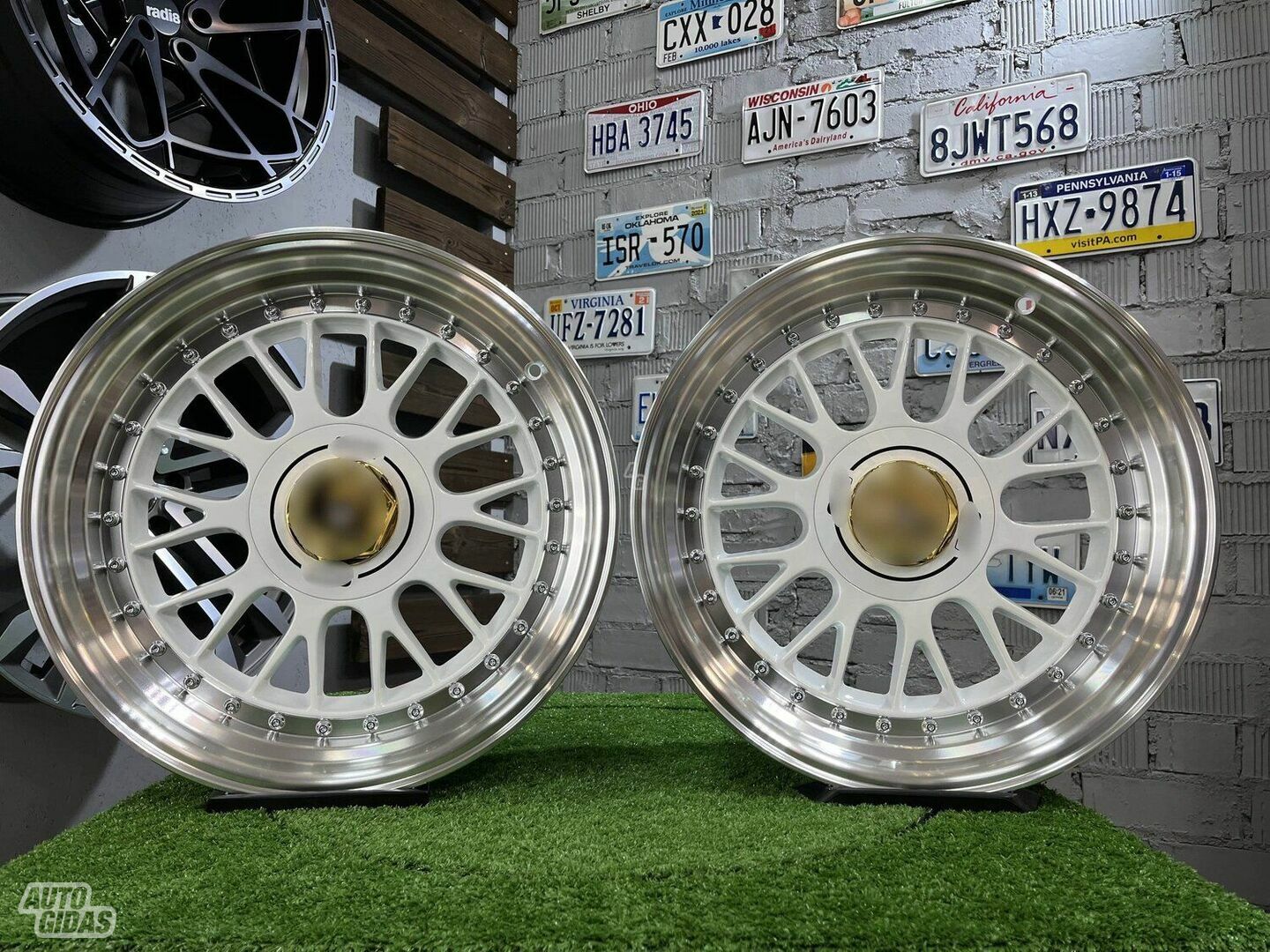 Autowheels BBS LM style BMW Audi MB White литые R17 диски