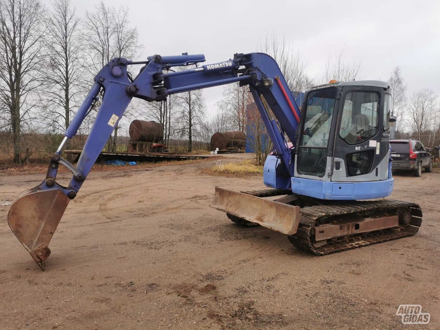 Komatsu PC78UU 4106m/h (Japan) 2014 m Ekskavatorius vikšrinis