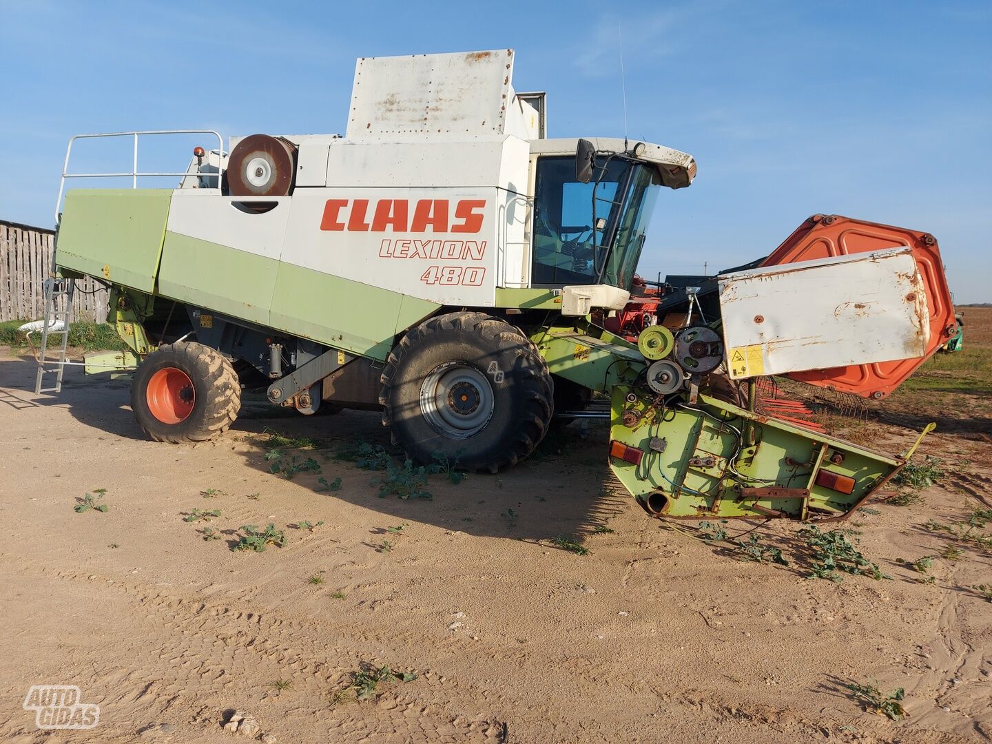 Claas Lexion 480 1998 m Kombainas