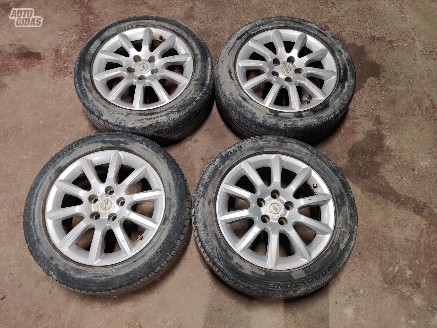 Light alloy R16 rims