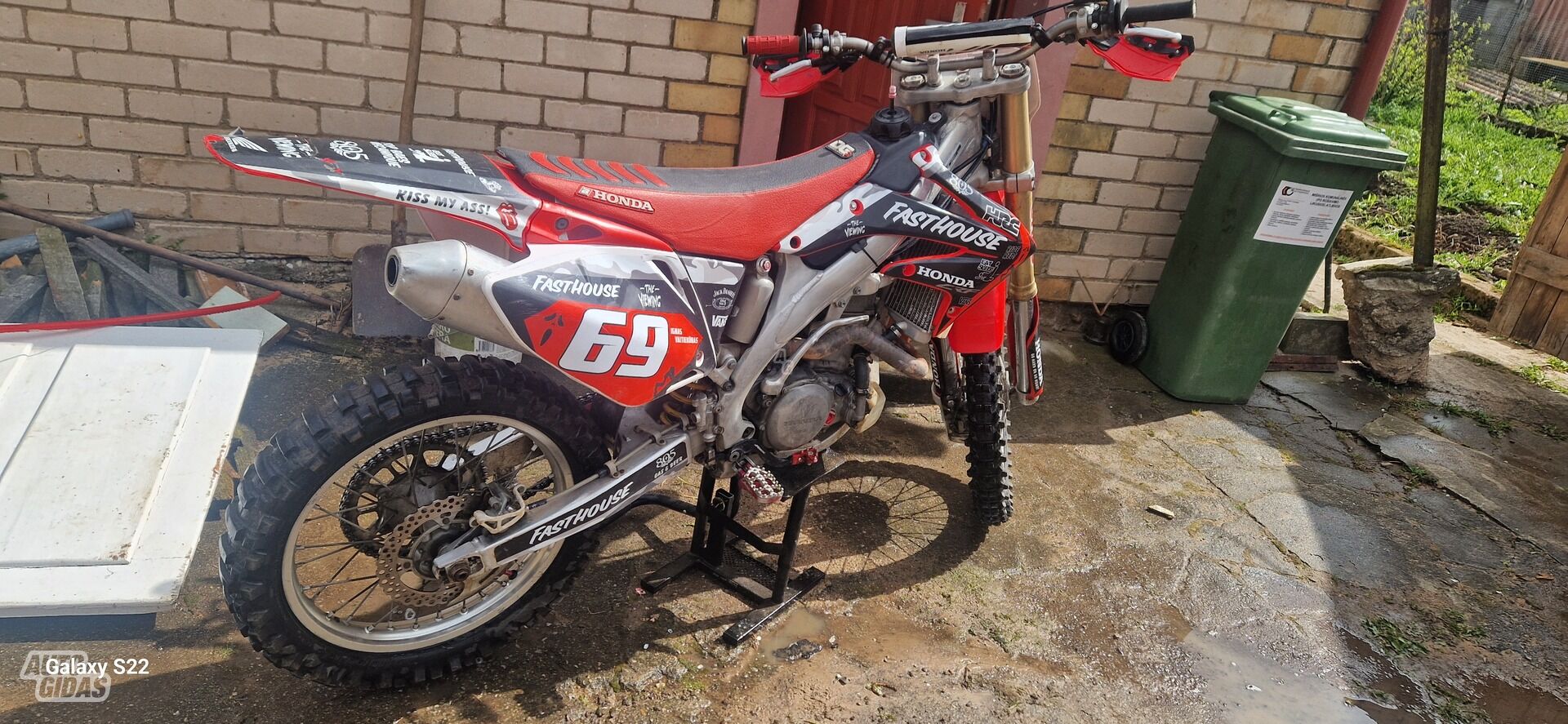 Honda CRF450R 2007 m Krosinis / Supermoto motociklas