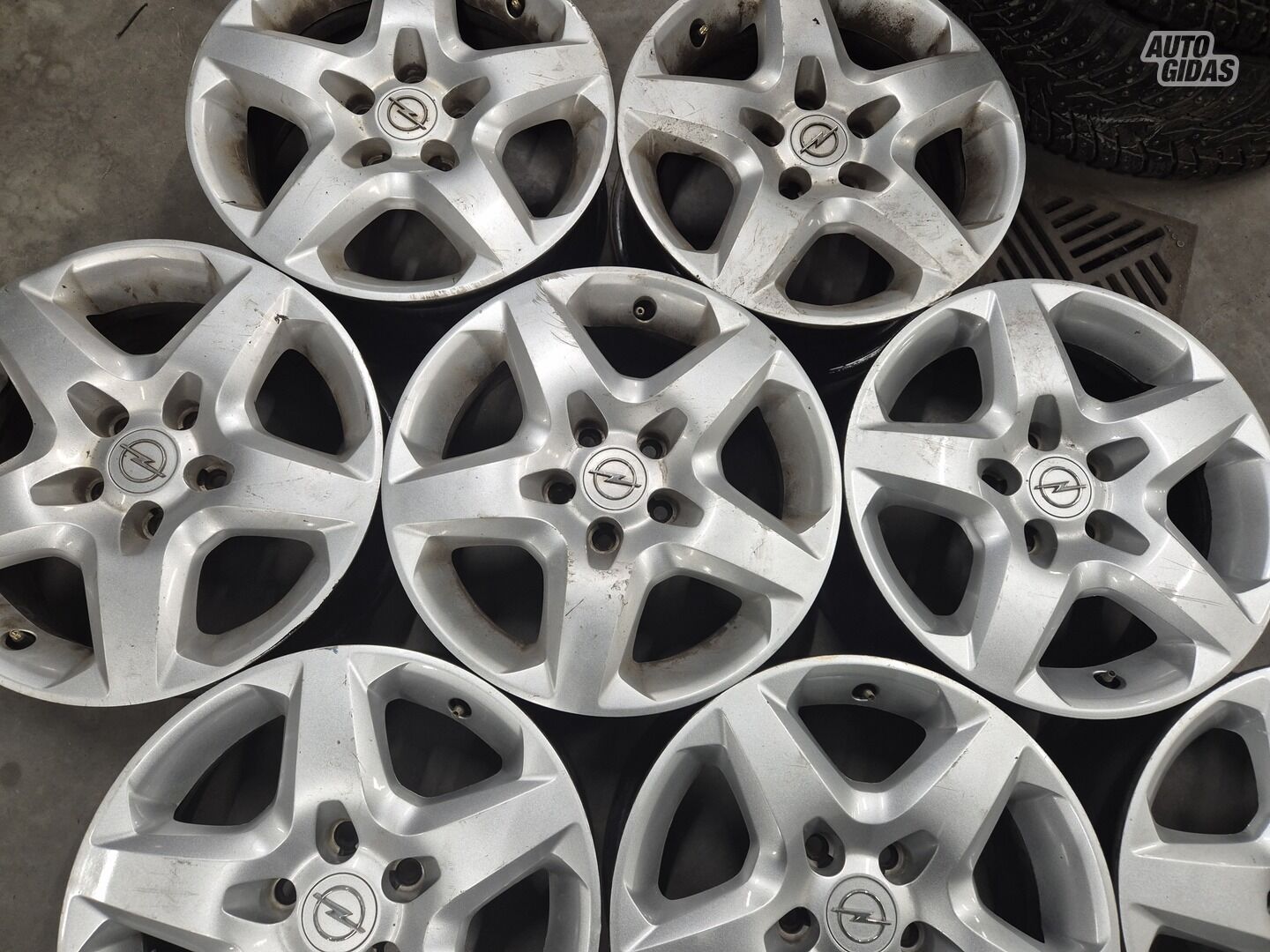 Steel stamped R16 rims