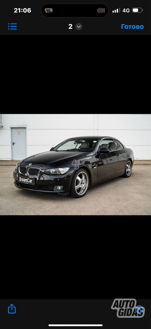 Bmw 330 2007 m Kabrioletas