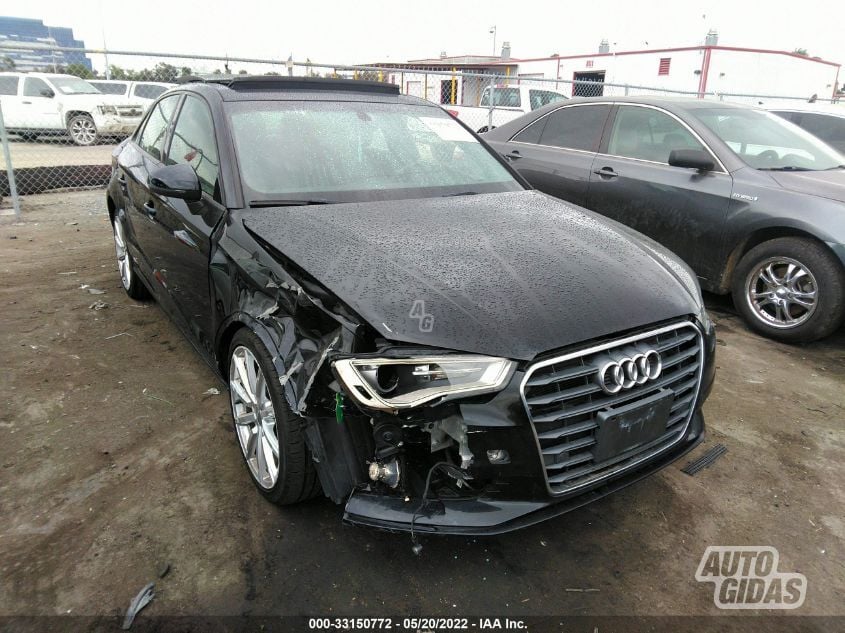 Galinė kėbulo dalis, Audi A3 8V tsi 2016 y