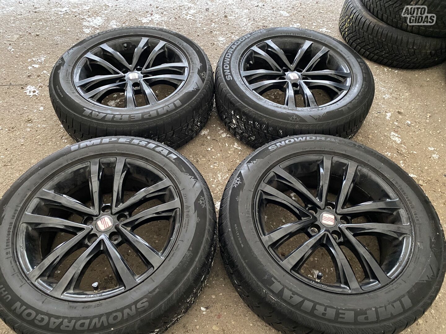 Seat Siunciam, 8J ET30 light alloy R18 rims