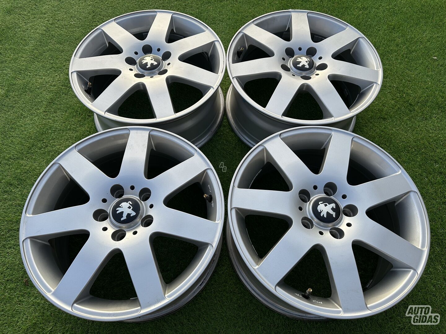 Peugeot Siunciam, 7J ET45 light alloy R16 rims