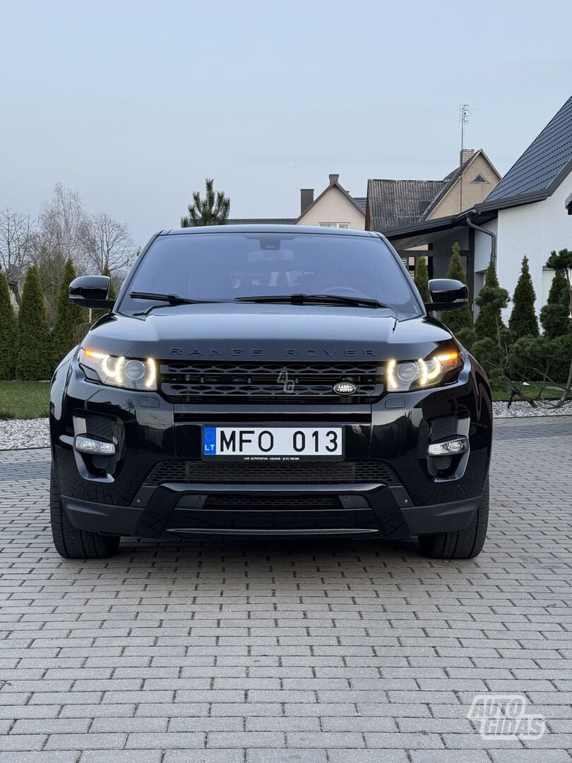 Land Rover Range Rover Evoque 2013 m Visureigis / Krosoveris