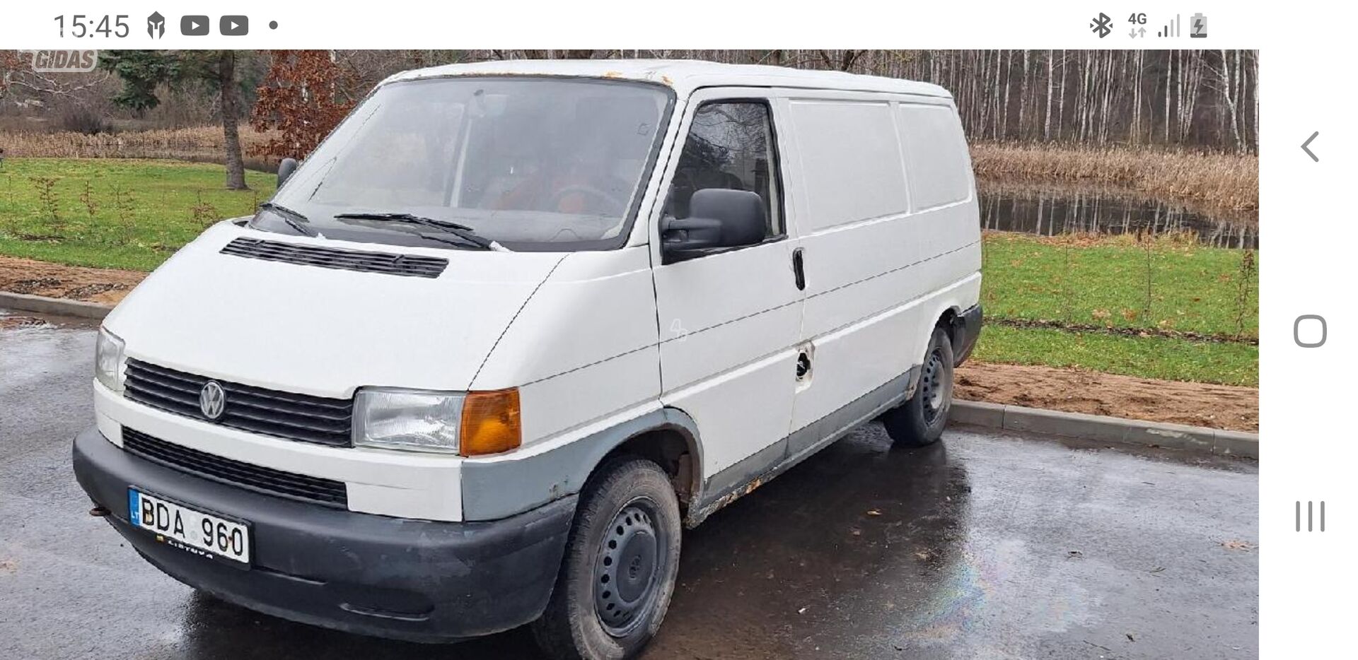 Volkswagen Transporter 2000 г Грузовой микроавтобус