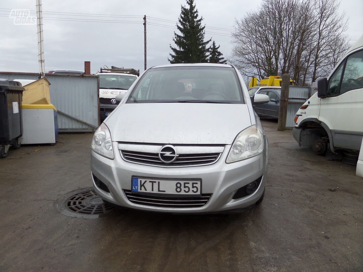 Opel Zafira  6 begiu 1.9 cdi 2008 m dalys