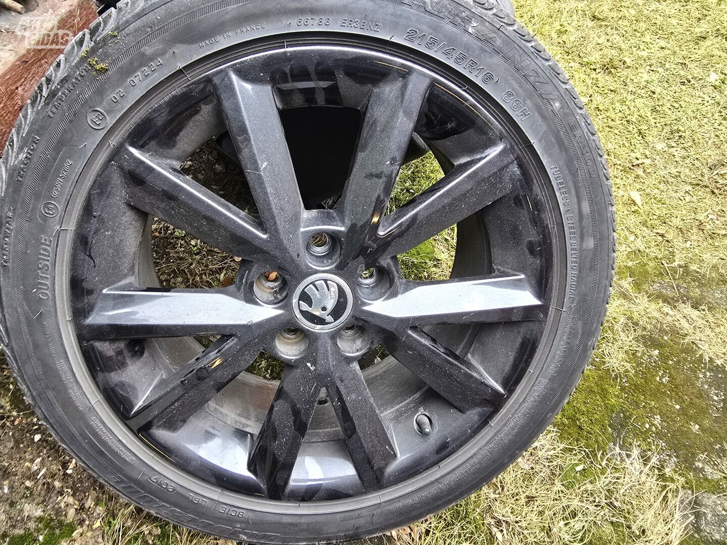 Light alloy R16 rims